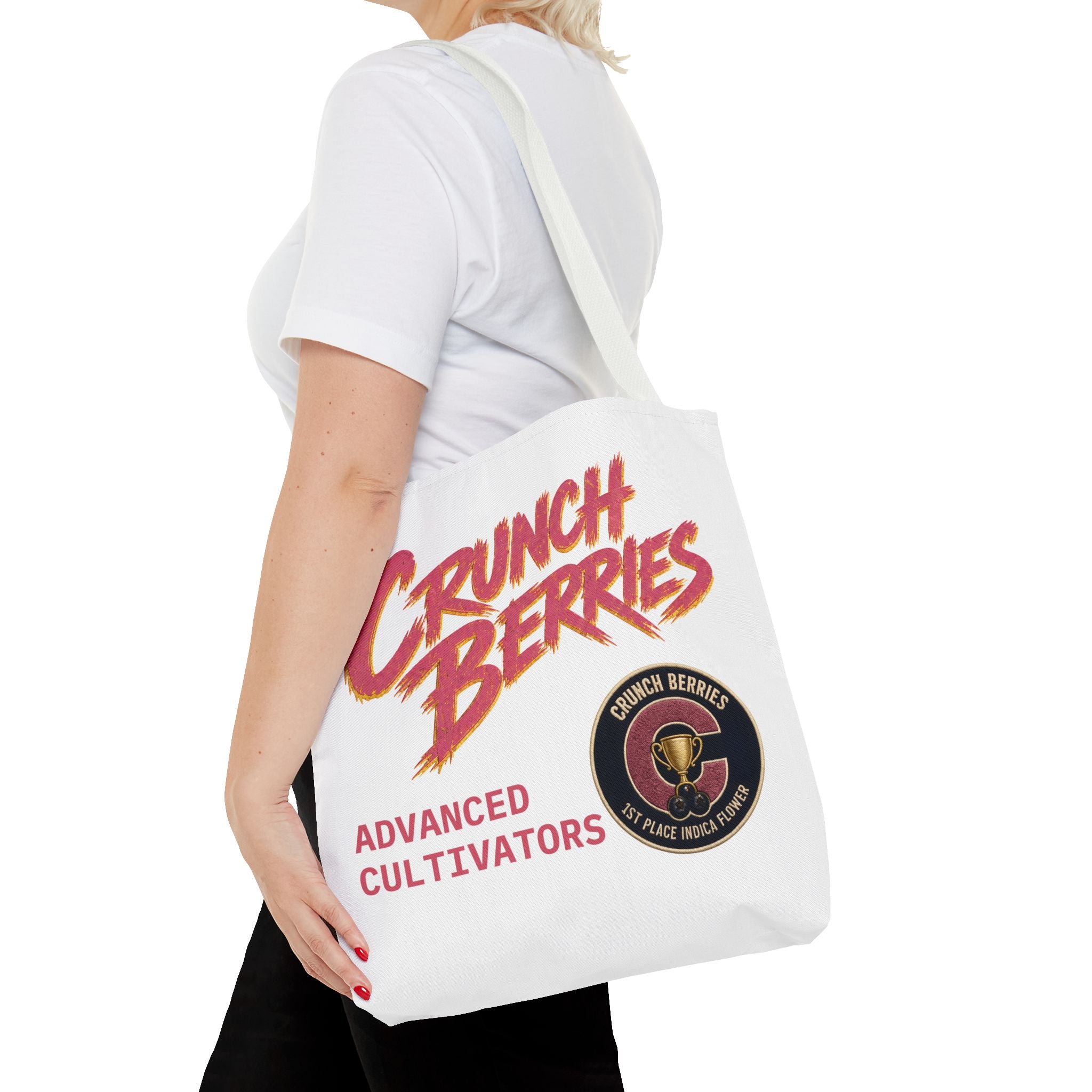 Crunch Berries Mexican Haze Tote Bag | Retro Logo, Badge Design