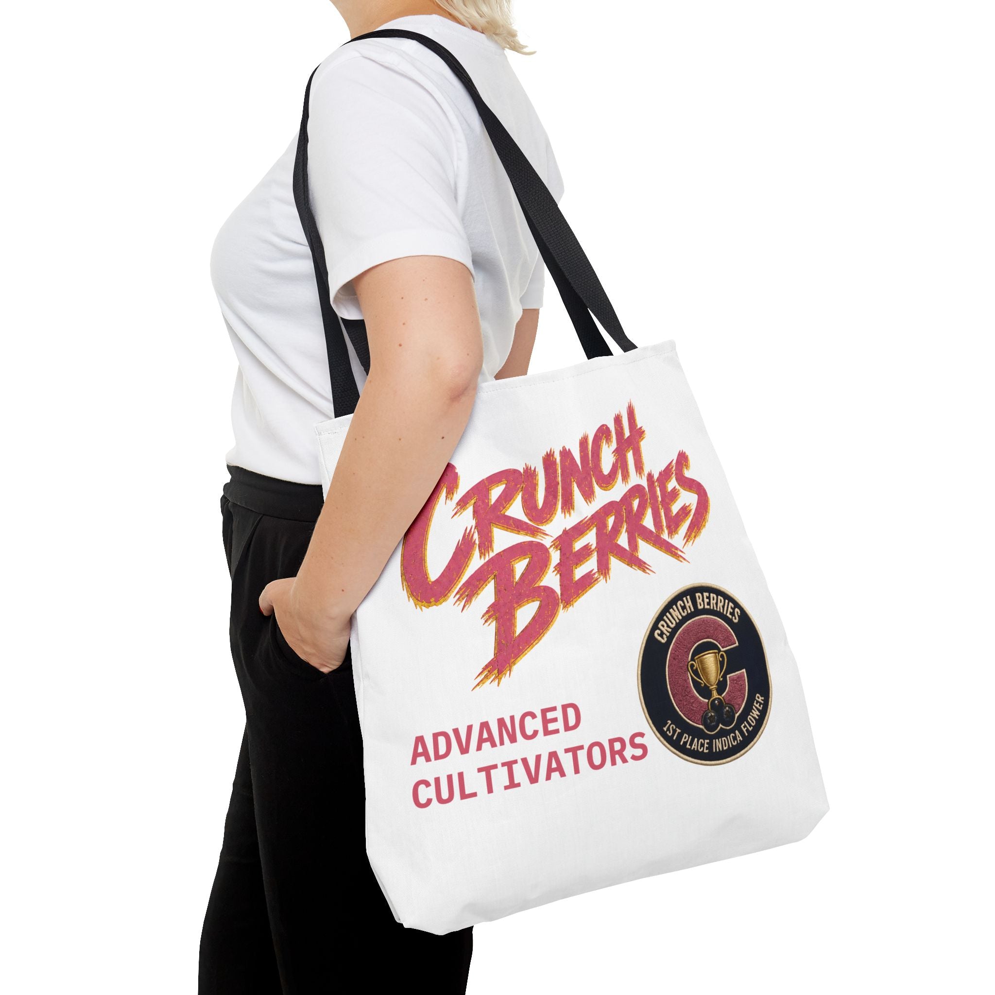 Crunch Berries Mexican Haze Tote Bag | Retro Logo, Badge Design