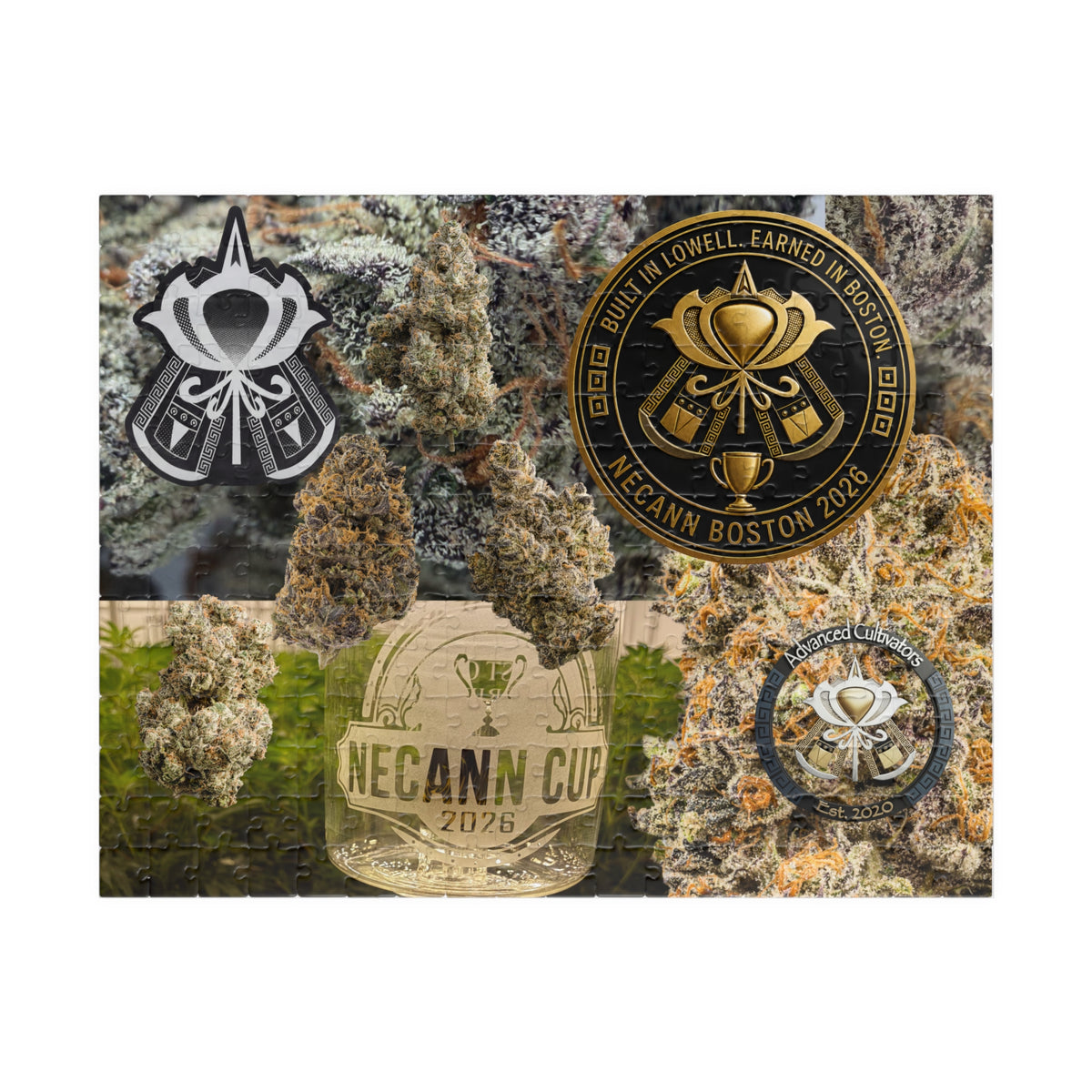 Necann Cup Cannabis Logo Puzzle | 110–1014 Piece Jigsaw