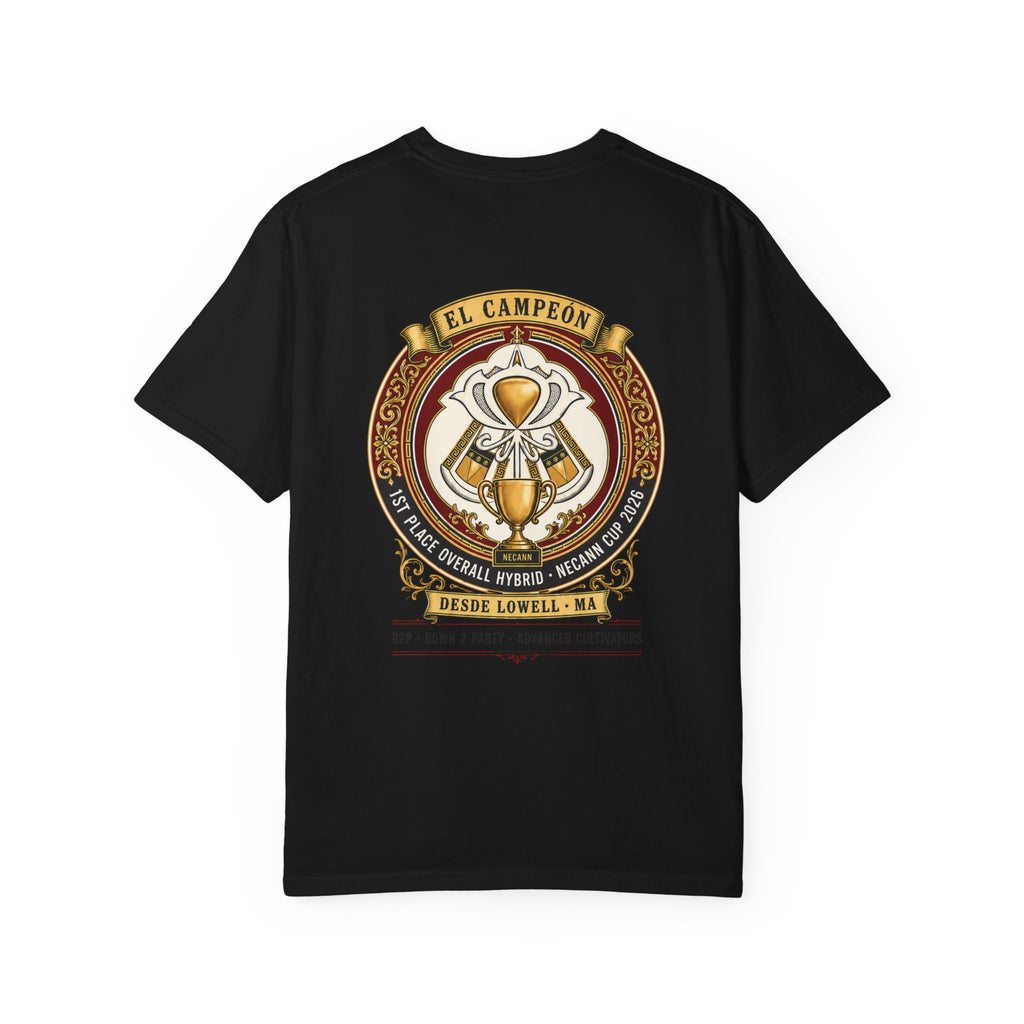 El Cultivator Design T-shirt | Vintage Trophy Emblem, Crest Tee