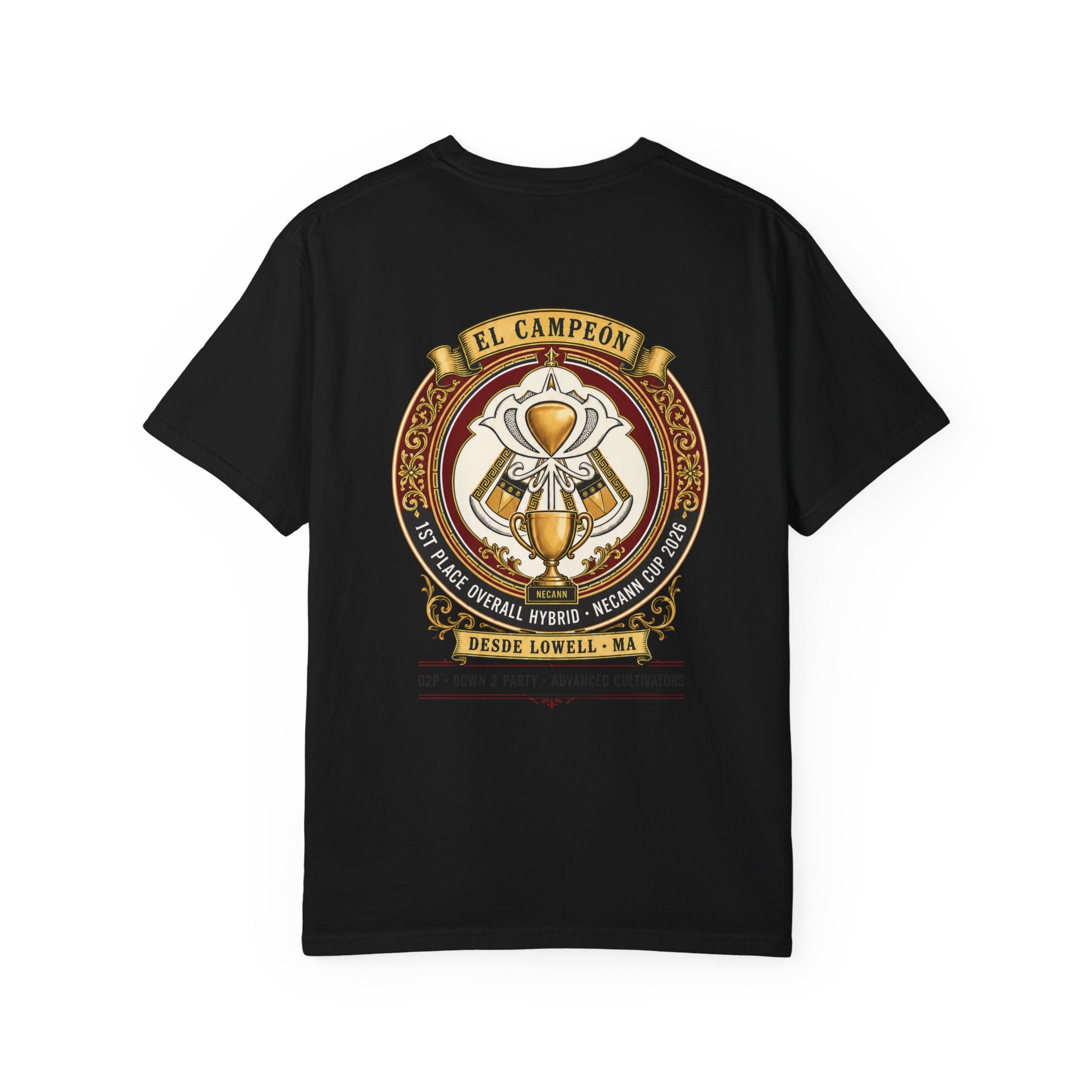 El Cultivator Design T-shirt | Vintage Trophy Emblem, Crest Tee
