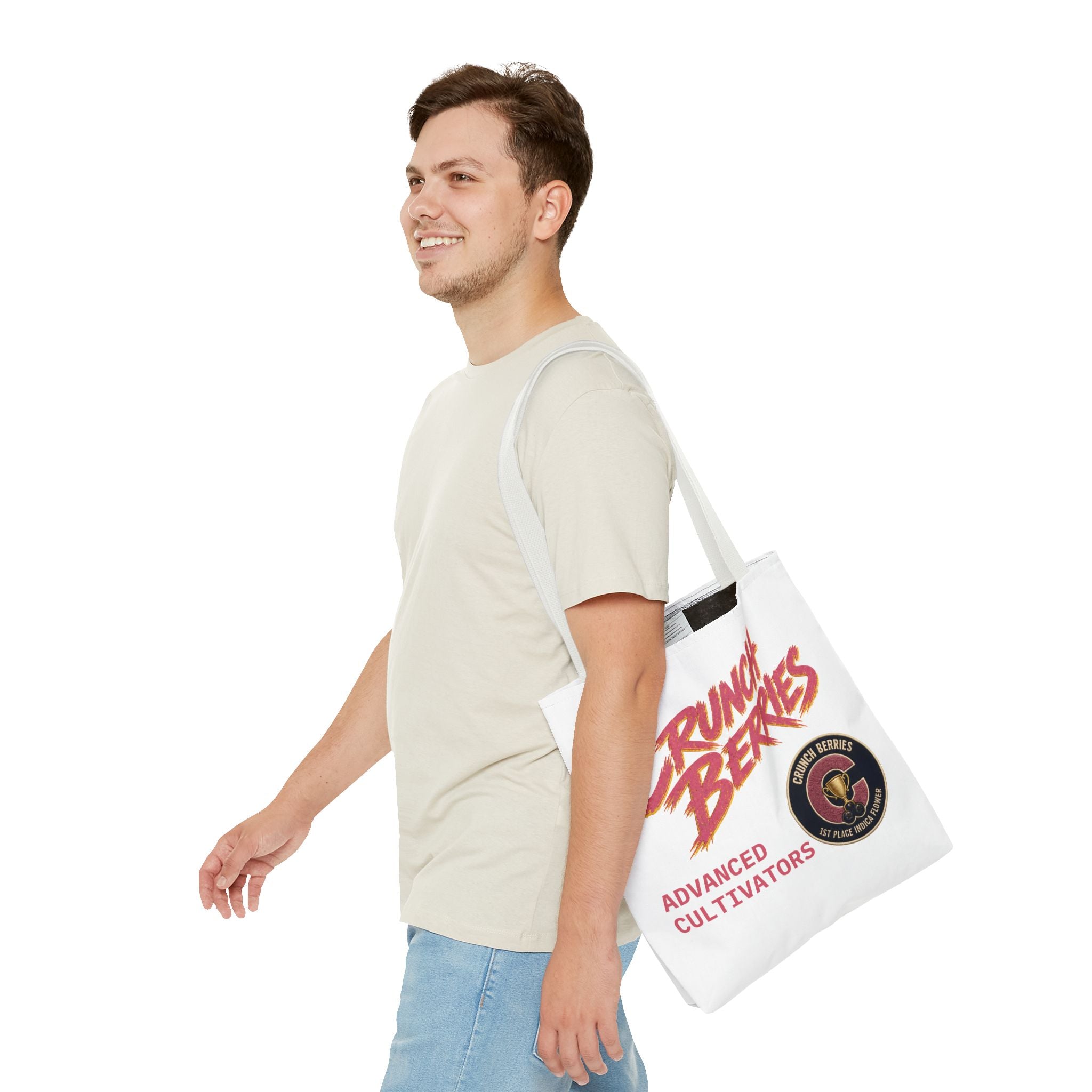Crunch Berries Mexican Haze Tote Bag | Retro Logo, Badge Design