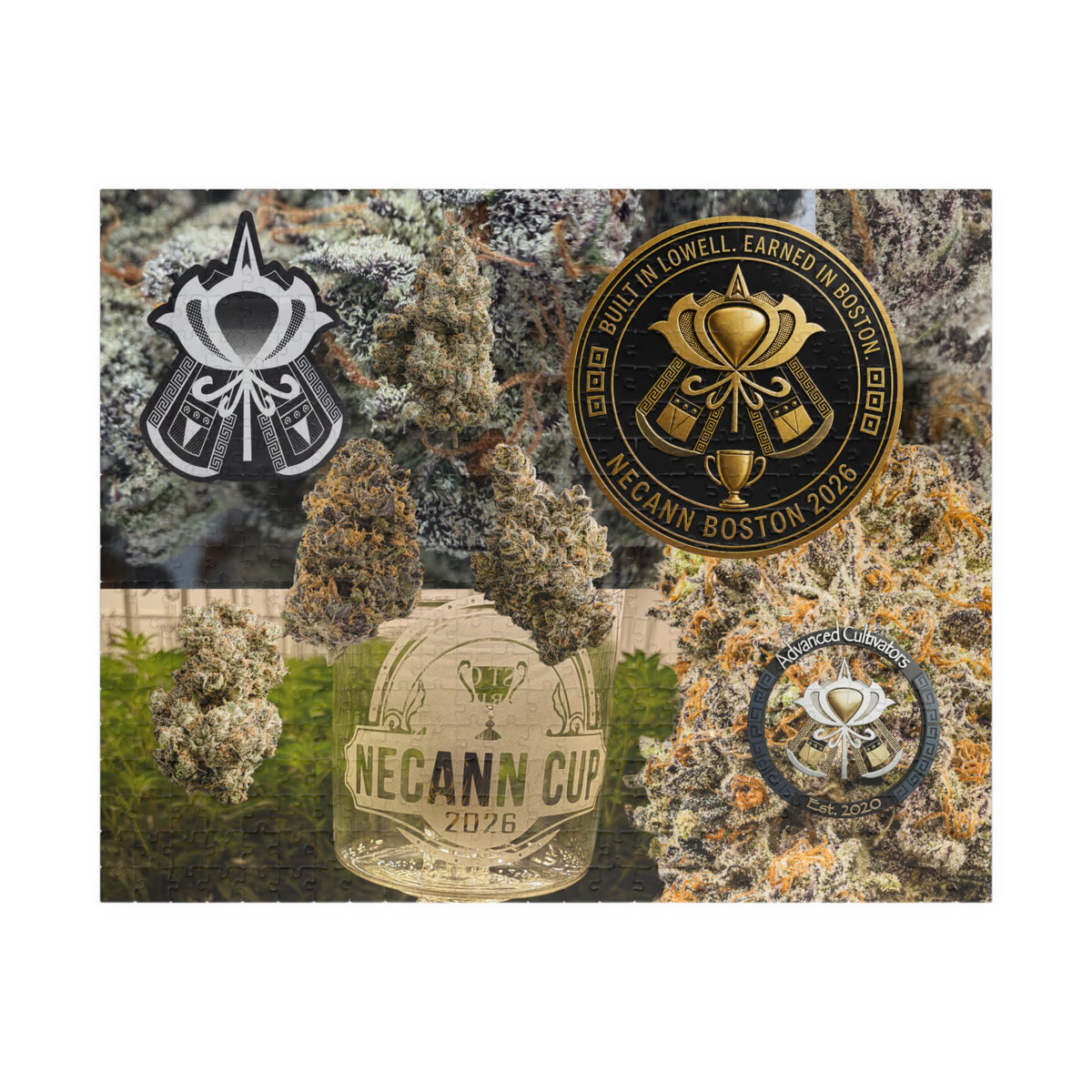 Necann Cup Cannabis Logo Puzzle | 110–1014 Piece Jigsaw