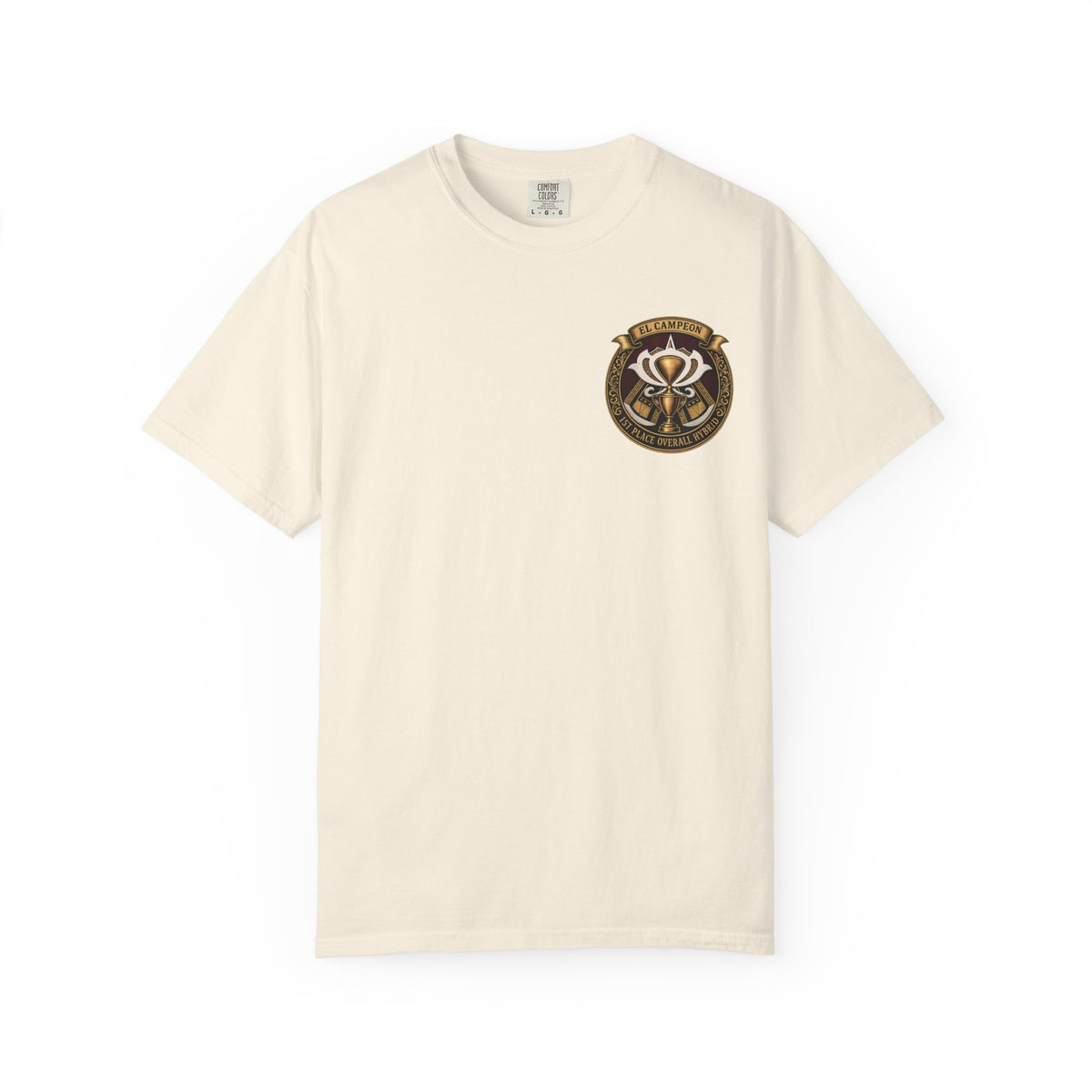 El Campeon Trophy Design T-shirt | Vintage Trophy Emblem, Crest Tee