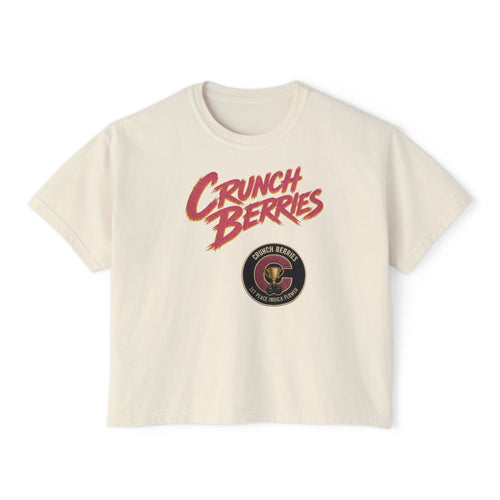 Crunch Berries Tee | Retro Cereal Logo Crop Shirt