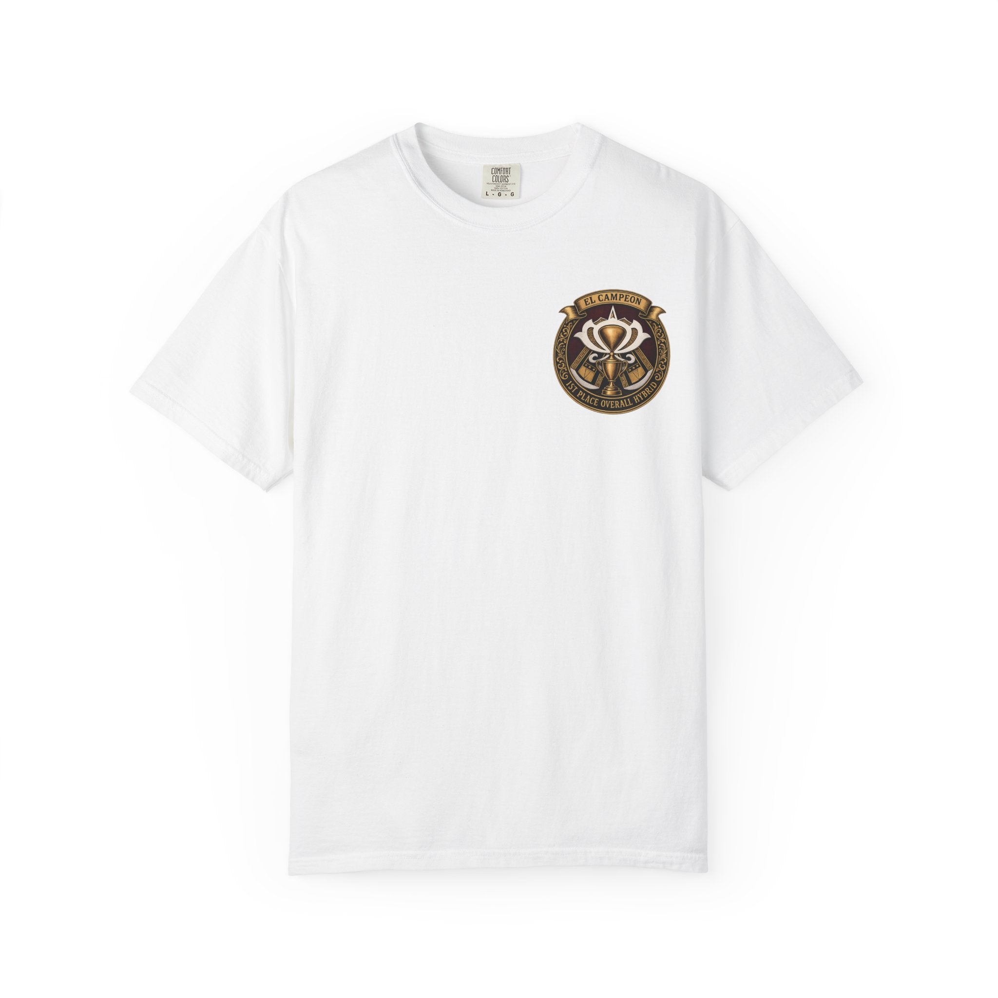El Campeon Trophy Design T-shirt | Vintage Trophy Emblem, Crest Tee