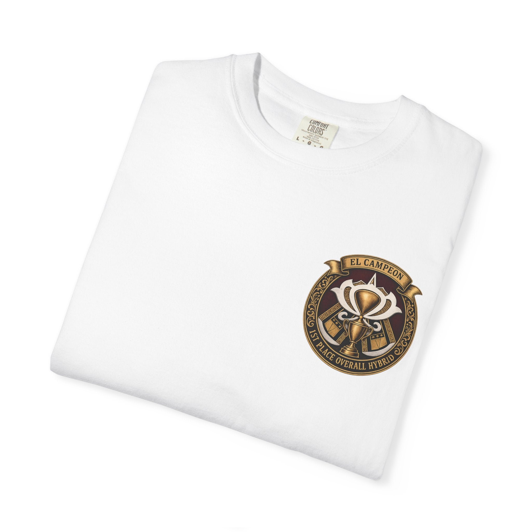 El Campeon Trophy Design T-shirt | Vintage Trophy Emblem, Crest Tee