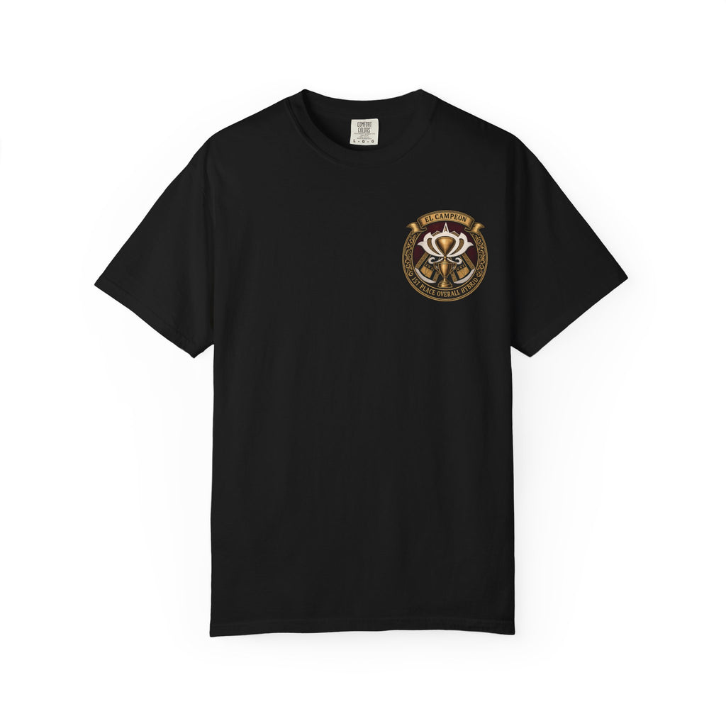 El Campeon Trophy Design T-shirt | Vintage Trophy Emblem, Crest Tee