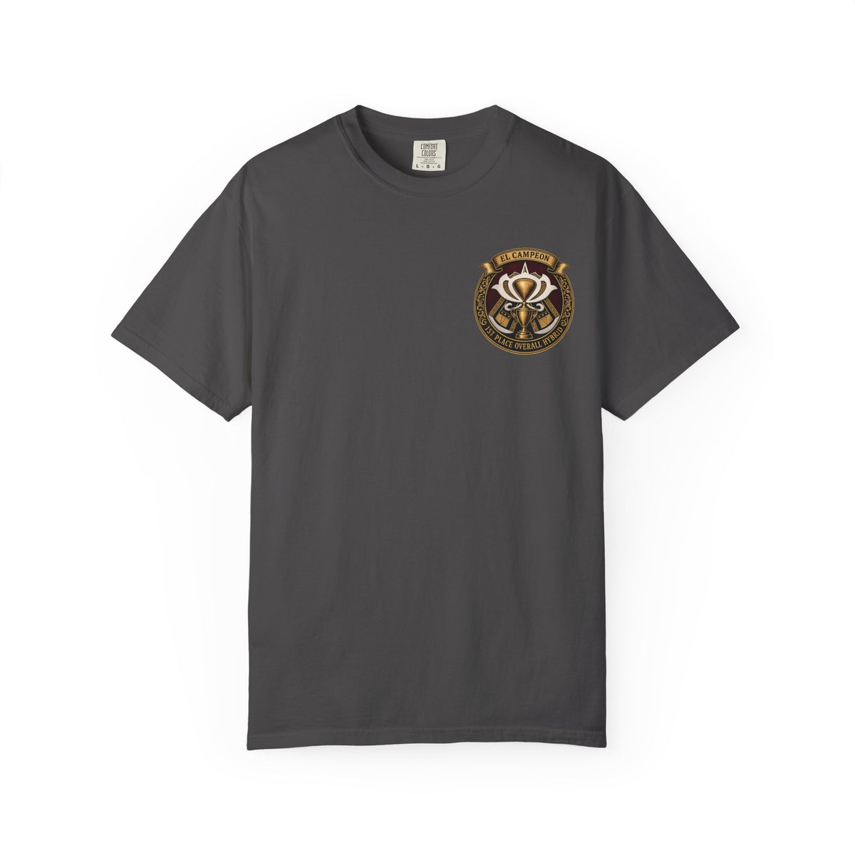 El Campeon Trophy Design T-shirt | Vintage Trophy Emblem, Crest Tee