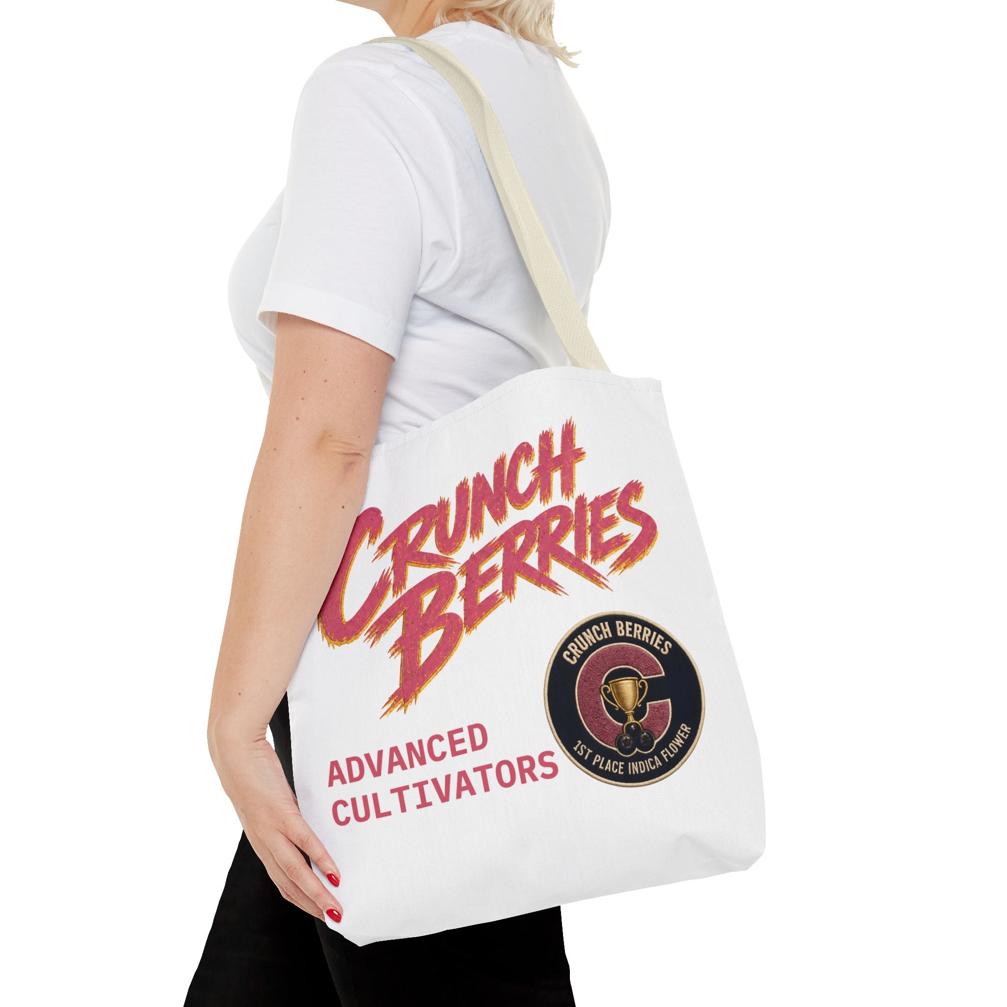 Crunch Berries Mexican Haze Tote Bag | Retro Logo, Badge Design