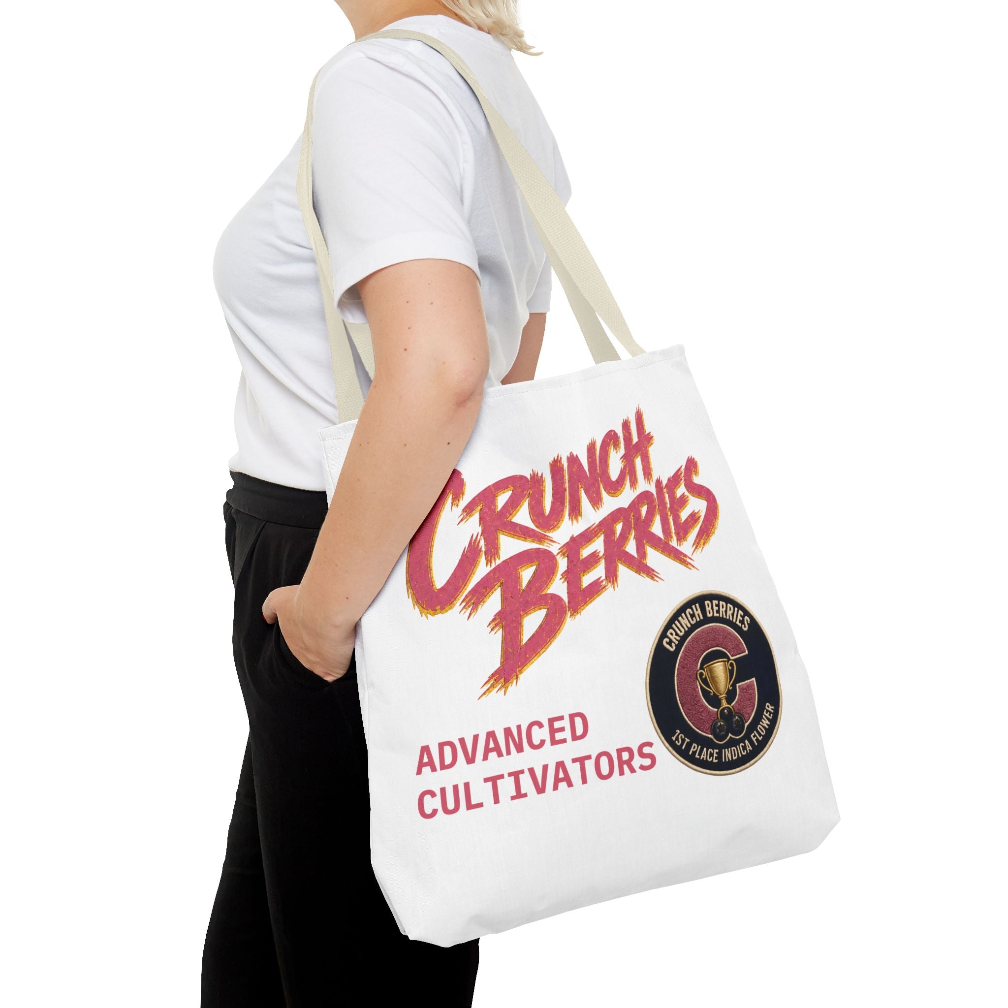 Crunch Berries Mexican Haze Tote Bag | Retro Logo, Badge Design
