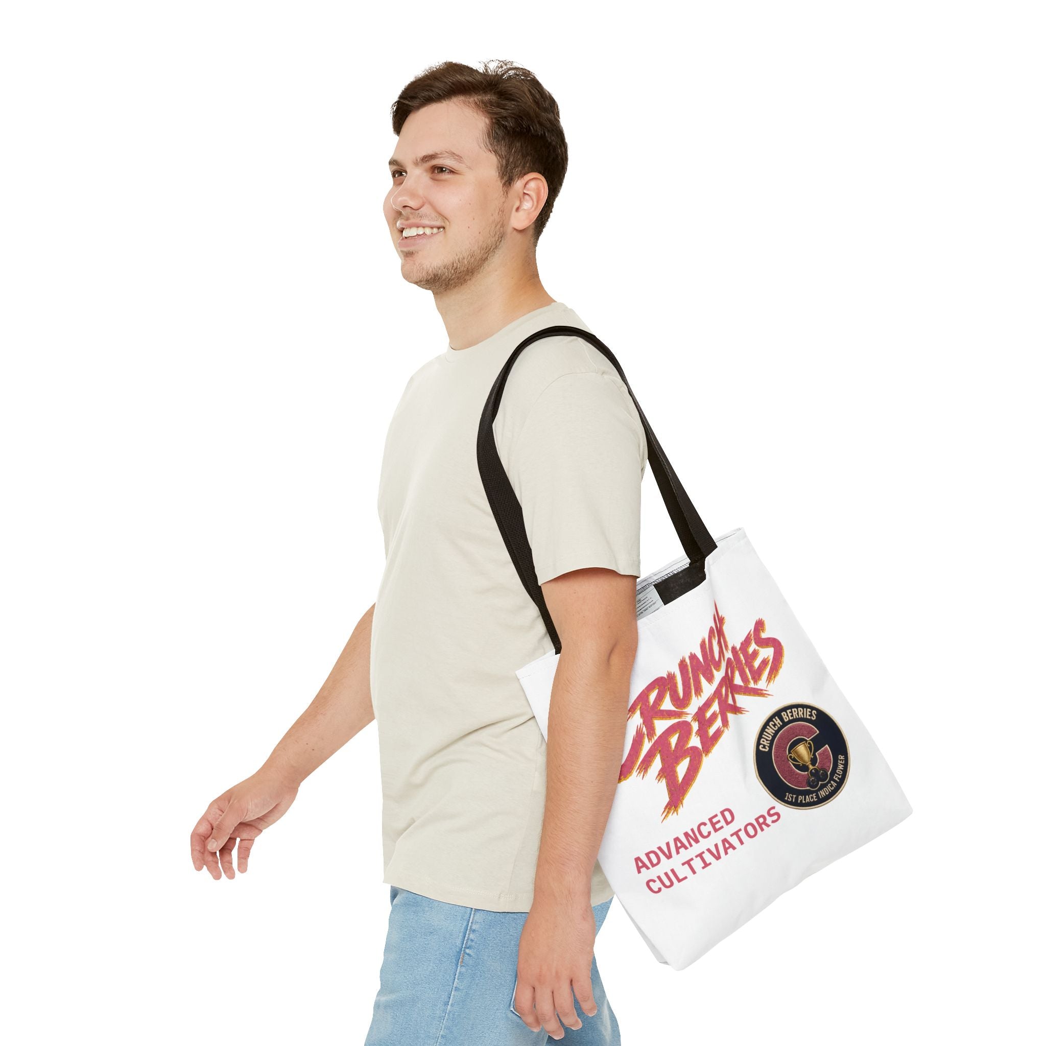 Crunch Berries Mexican Haze Tote Bag | Retro Logo, Badge Design