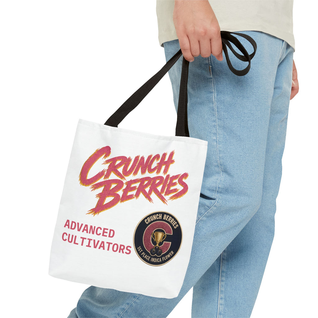Crunch Berries Mexican Haze Tote Bag | Retro Logo, Badge Design